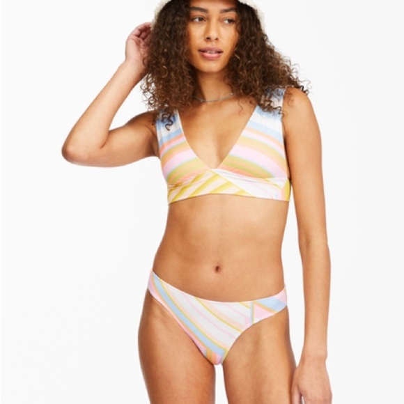 NWT Billabong Break of Dawn Low Rider Swim Bottoms, Size Large/ 12 - Picture 2 of 11